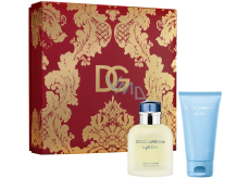 Dolce & Gabbana Light Blue Pour Homme toaletná voda 75 ml + telový krém 50 ml, darčeková sada pre mužov