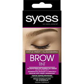 Syoss Brow Tint farba na obočie Svetlo hnedý, 17 ml