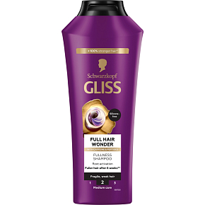 Schwarzkopf Gliss šampón Full Hair Wonder 400ml