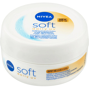 Nivea Soft Svieži hydratačný krém s UV ochranou SPF15 100ml