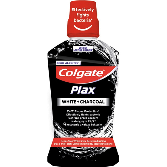 Colgate White Charcoal ústna voda 500 ml