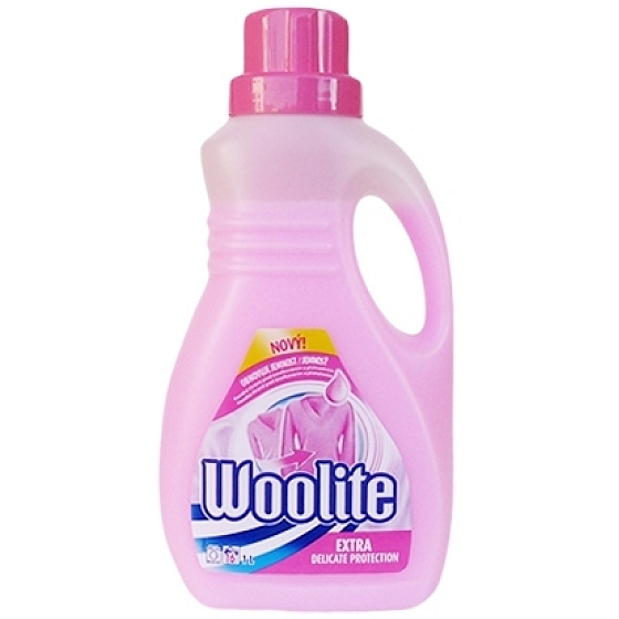 Woolite Extra Delicate Protection tekutý prací prostriedok na pranie jemnej a vlneného prádla 50 dávok 3 l
