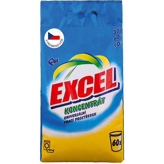 QALT Excel univerzálny koncentrovaný univerzálny prací prostriedok 80 dávok 6 kg
