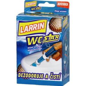 Larrin Wc Star vôňa Oceán gél do Wc misy 7 s gélovou náplňou 42 ml