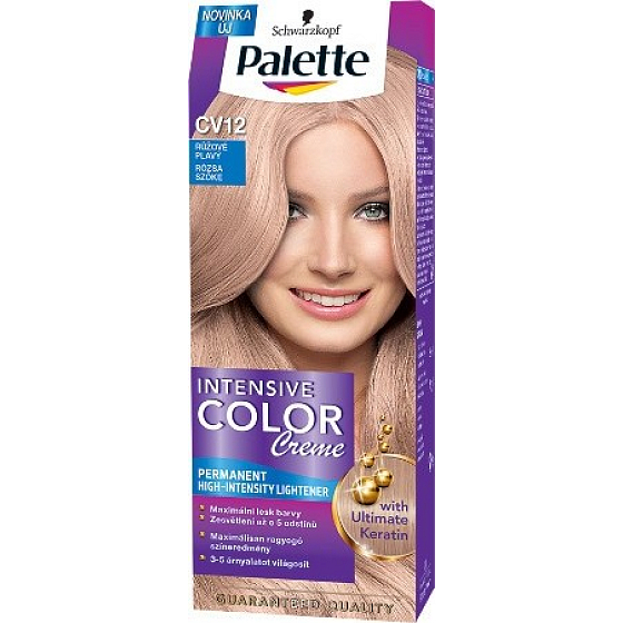 Palette Intensive Color Creme farba na vlasy odtieň CV12 Ružovo plavý