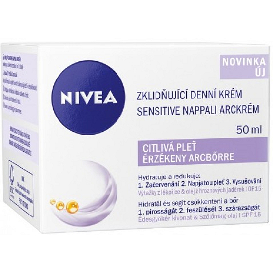 Nivea Upokojujúci denný krém pre citlivú pleť 50 ml