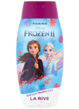 Disney Frozen Sweet Banana 2v1 šampón a kúpeľové mlieko pre deti 250 ml