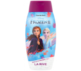 Disney Frozen Sweet Banana 2v1 šampón a kúpeľové mlieko pre deti 250 ml