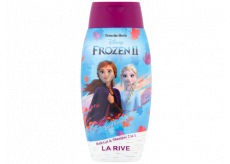 Disney Frozen Sweet Banana 2v1 šampón a kúpeľové mlieko pre deti 250 ml