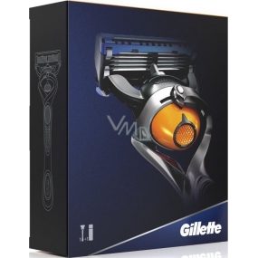 Gillette Fusion ProGlide Flexball holiaci strojček + Fusion Proglide Sensitive Active Sport gél na holenie 170 ml, kozmetická sada pre mužov
