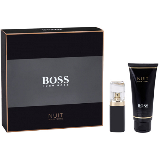 Hugo Boss Nuit pour Femme toaletná voda pre ženy 30 ml + telové mlieko 100 ml, darčeková sada