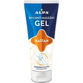Alpa Gaštan bylinný masážny gél, 100 ml
