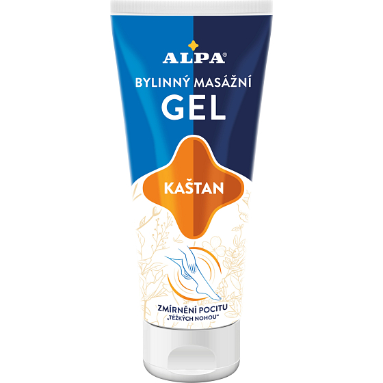 Alpa Gaštan bylinný masážny gél, 100 ml