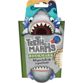 If Teeth Marks Bookmarks Zubatá záložka Žralok 97 x 17 x 200 mm