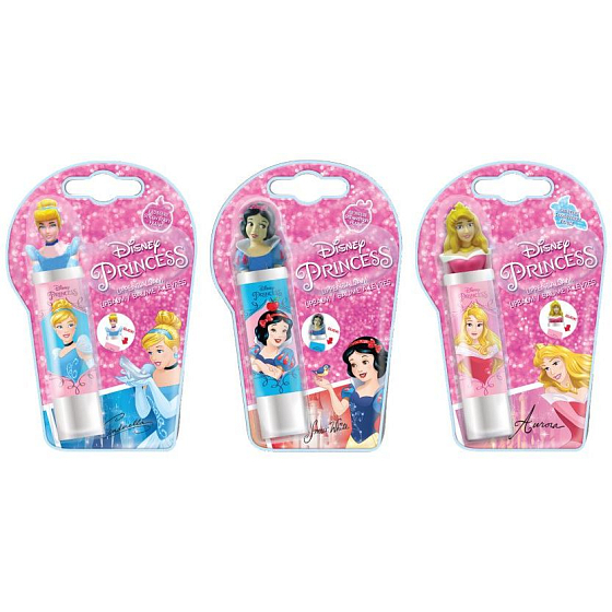 Disney Princess 3D balzam na pery pre deti 4,8 g