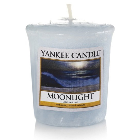 Yankee Candle Moonlight - Mesačný svit vonná sviečka votívny 49 g