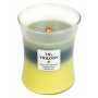 Woodwick Trilogy Woodland Shade - Lesné tieň vonná sviečka s dreveným knôtom a viečkom sklo stredná 275 g