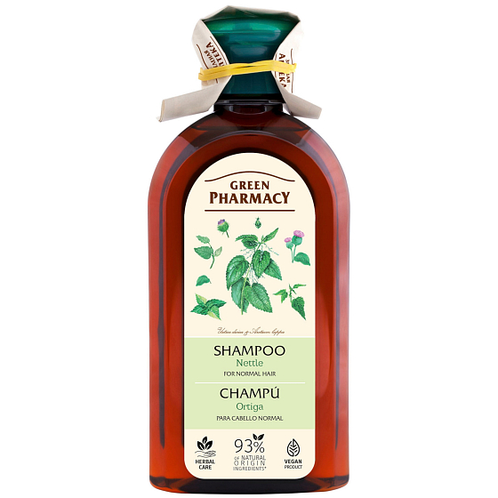 Green Pharmacy Žihľava a Olej z koreňov lopúcha šampón pre normálne vlasy 350 ml