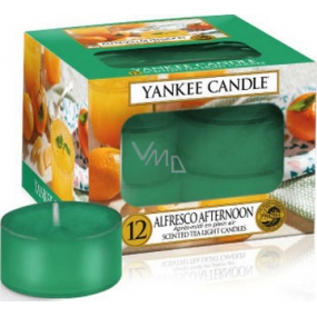 Yankee Candle Alfresco Afternoon - Alfresco popoludní vonná čajová sviečka 12 x 9,8 g
