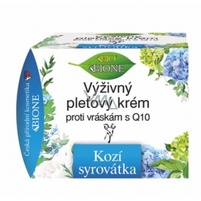 Bione Cosmetics Kozia srvátka krém proti vráskam s koenzýmom Q10 51 ml