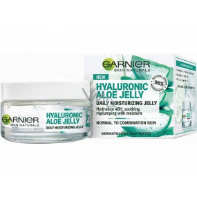 Garnier Skin Naturals Hyaluronic Aloe Jelly 3v1 denný hydratačný krém s gélovou textúrou pre normálnu až zmiešanú pleť 50 ml