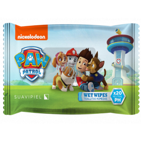 Suavipiel Paw Patrol vlhčené obrúsky pre deti 20 kusov