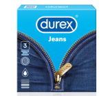 Durex Jeans hladký kondóm, nominálna šírka: 56 mm 3 kusy