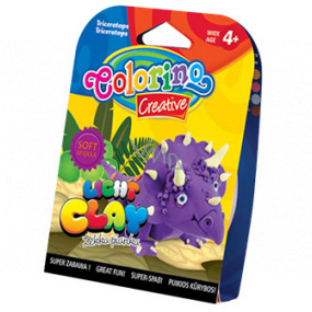 Colorino Creative samotvrdnúca modelovacia hmota Dinosaurus - Triceratops