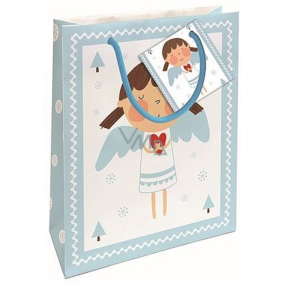 Nekupto Darčeková papierová taška 14 x 11 x 6,5 cm Vianočný anjel