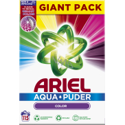 Ariel Aquapuder Color univerzální prací prášek na barevné prádlo 115 dávek 7,475 kg