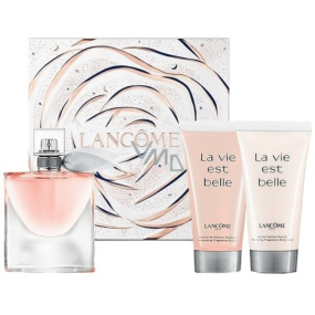 Lancome La Vie Est Belle parfumovaná voda 50 ml + telové mlieko 50 ml + sprchový gél 50 ml, darčeková sada pre ženy