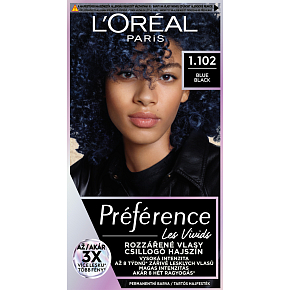 L'oreal Paris Préférence Vivid Colors farba na vlasy, Blue Black 1.102