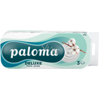 Paloma 3vrstvový toaletný papier Pure White, 10 rolí
