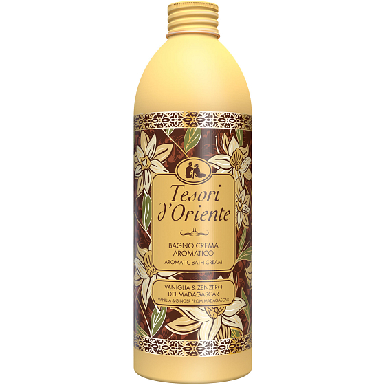 Tesori d'Oriente sprchový gel a pena 2 v 1 Vanilka & Zázvor, 500 ml