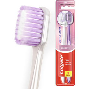 Colgate Gentle Clean Sensitive zubný kartáčik 2-pack