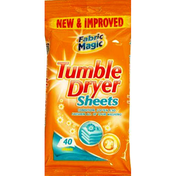 Fabric Magic Tumble Dryer Sheets vône do sušičky vlhčené obrúsky 40 kusov