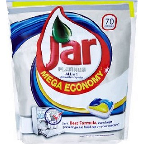Jar Platinum All in 1 kapsula do umývačky riadu 70 kusov