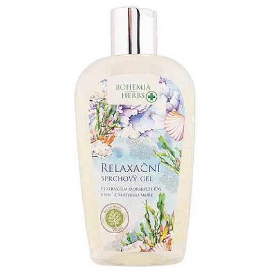Bohemia Gifts Dead Sea Mŕtve more, Extrak z morských rias a soľou relaxačné jemný sprchový gél 250 ml