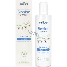 Salcura Bioskin Junior Bathtime Bath Milk mlieko do kúpeľa pre deti od 3 mesiacov 300 ml