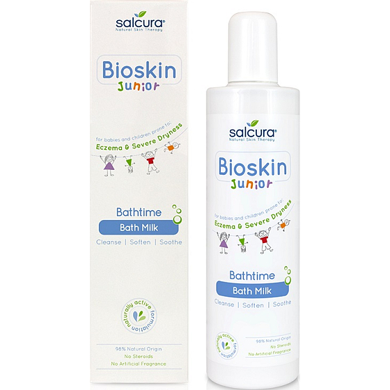 Salcura Bioskin Junior Bathtime Bath Milk mlieko do kúpeľa pre deti od 3 mesiacov 300 ml
