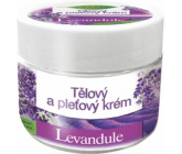 Bione Cosmetics Levanduľový telový a pleťový krém pre celú rodinu s univerzálnym použitím 260 ml