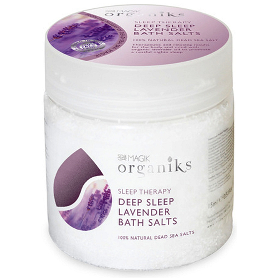 Spa Magik Organická rada Levanduľová soľ do kúpeľa Spánková terapia 550 g