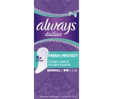 Always Dailies Fresh & Protect Normal s jemnou vôňou slipové intímne vložky 30 kusov