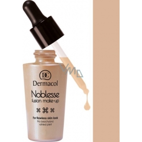 Dermacol Noblesse Fusion zdokonaľujúce tekutý make-up 02 Nude 25 ml