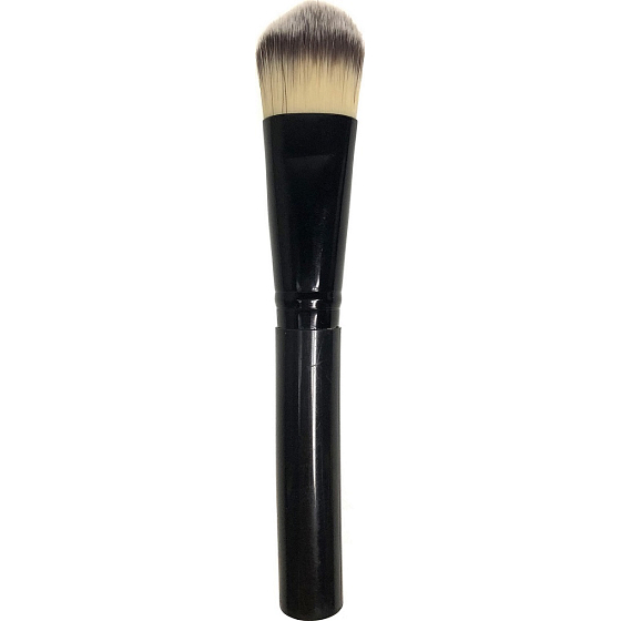 Kozmetický štetec so syntetickými štetinami na líčenie čierny 14,5 cm 30450-04