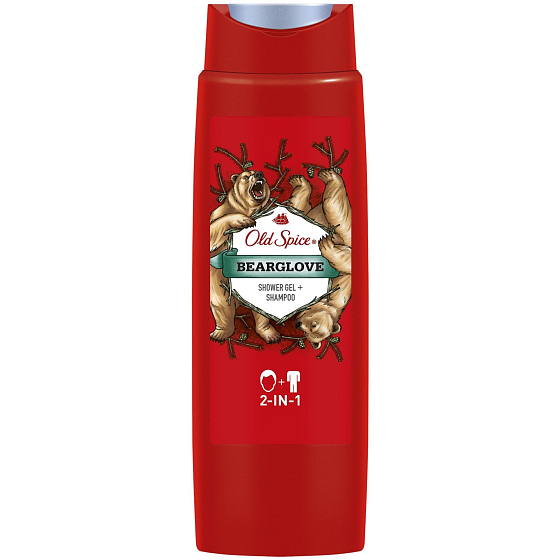 Old Spice BearGlove 2v1 sprchový gél a šampón pre mužov 250 ml