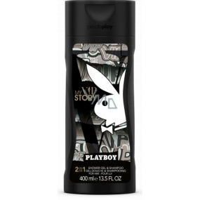 Playboy My Vip Story 2v1 sprchový gél a šampón pre mužov 400 ml