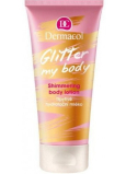 Dermacol Glitter My Body trblietavé hydratačné telové mlieko 200 ml