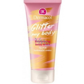 Dermacol Glitter My Body trblietavé hydratačné telové mlieko 200 ml