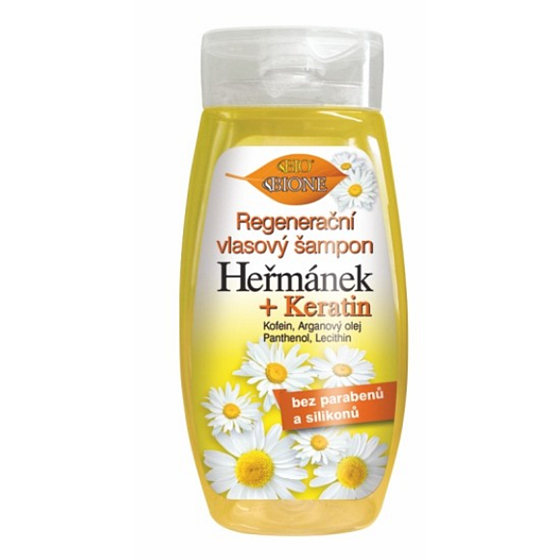 Bione Cosmetics Harmanček regeneračný šampón pre všetky typy vlasov 260 ml